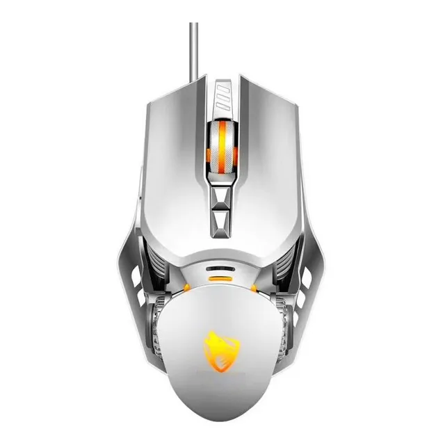 Mouse De Juego Gamer 6400 Dpi Con Luces 7 Botones 