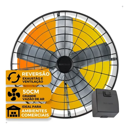 Exaustor Industrial Ventisol 50 Cm Com Reversão 220v 220v