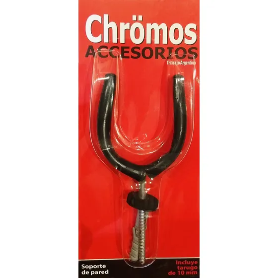 Gancho De Pared Guitarra / Bajo Con Tarugo Incluído