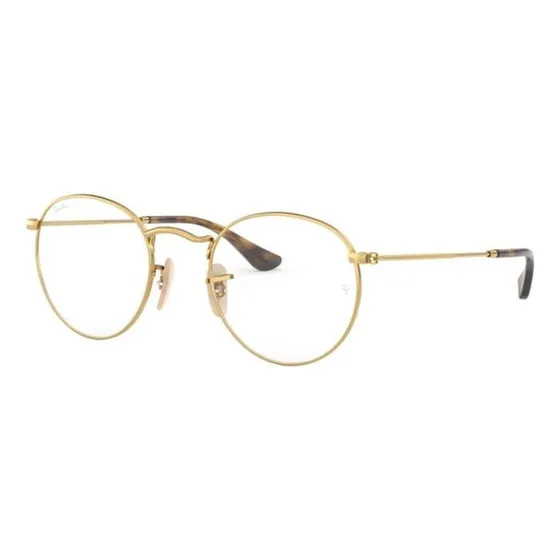 Marco de anteojos redondo Gray Ban RB3447v 2500 50 Gold