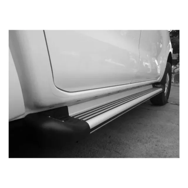 Posapies Con Luz Estribos Para Hilux C/s. Sin Bases.