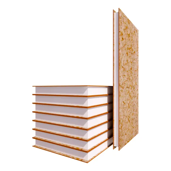 Panel Sip 114mm, Estructural Y Aislado Para 4 Pulg Osb 9,5mm