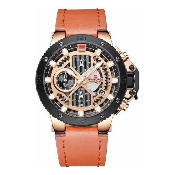 Reloj Naviforce Deportivo Para Hombre Cronógrafo Analógico