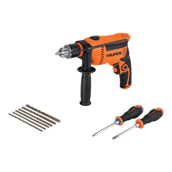 Combo Rotomartillo 1/2'' Brocas Y Desarmadores Truper 15679