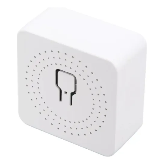 Switch Interruptor Wifi Combinable Con Llave Externa y Domotica Inteligente 16A Smartlife Color Blanco