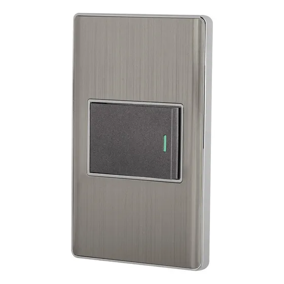 Placa Armada Acero Inox 1 Interruptor 1.5 Mód, Volteck 47838