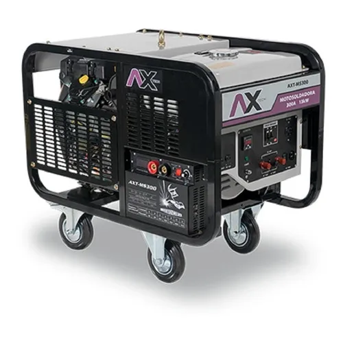 Soldadora A Gasolina 300amp 110-220v 23hp 11kw Axtech Ms302