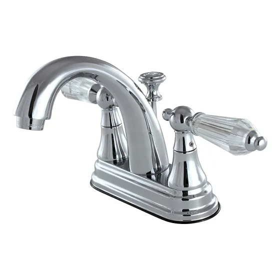 Grifo Central Para Cuarto Baño 4.0 In 4.4 4.7 Cromo Pulido
