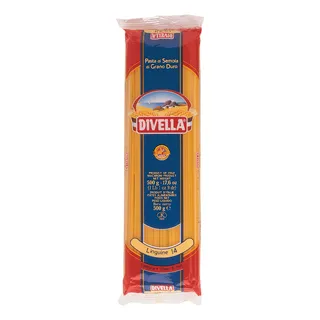 MacarrĂŁo Italiano Divella Linguine Grano Duro 500g + Nota MacarrĂŁo Italiano Divella Linguine Grano Duro 500g + Nota