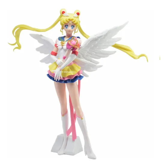 Figura Muñeco Gashapone De Sailor Moon Alas Y Baculo 