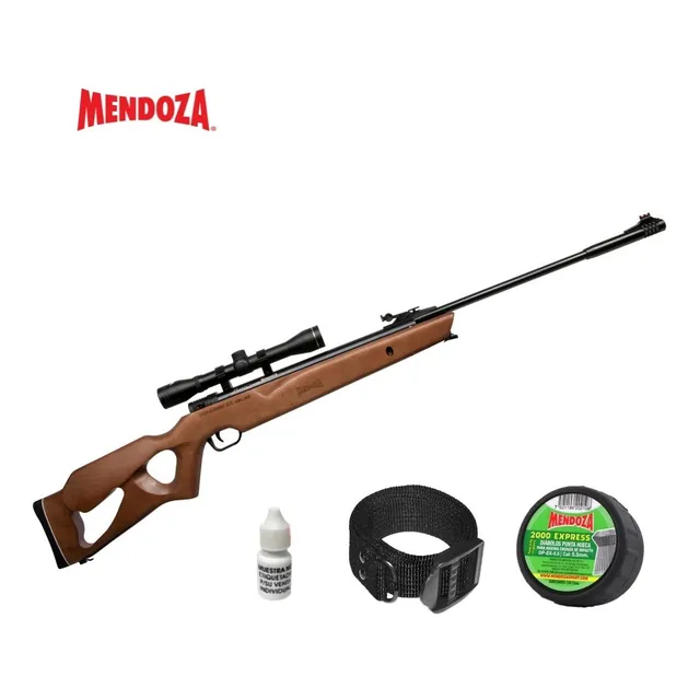 Rifle Rm-3000 Mendoza Magnum Alta Potencia Mira 4x32 5.5mm