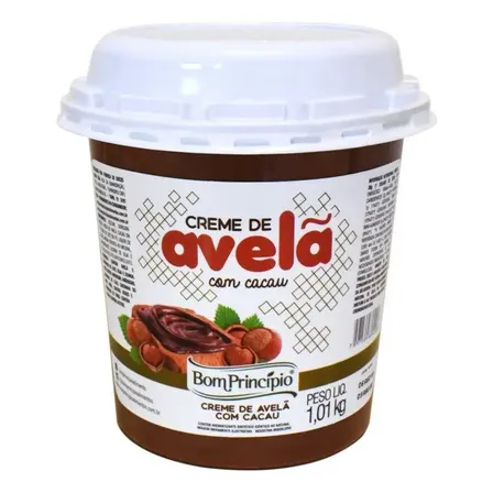 Creme De Avelã Com Cacau 1,01kg - Bom Principio