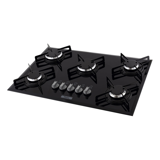 Cooktop Philco Cook Chef 5 Cor Preto 110v/220v Cooktop Philco Cook Chef 5 Cor Preto 110v/220v