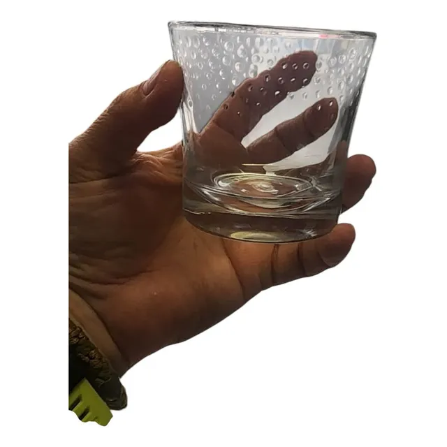 Vaso De Vidrio Para Vela Decorativo 1 Pz. 200ml.