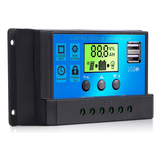 Controlador Automático De Carga Solar Pwm Lcd 10a Usb Controlador Automático De Carga Solar Pwm Lcd 10a Usb
