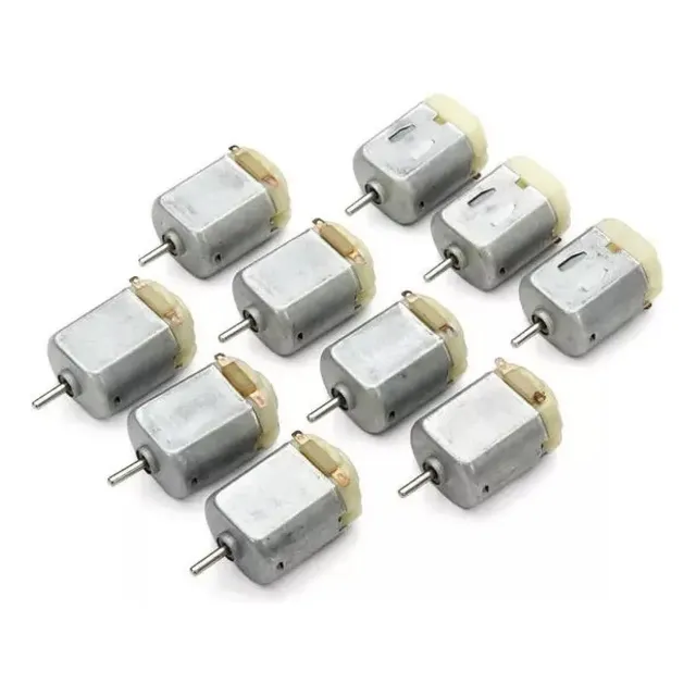 10 Peças - Mini Motor Elétrico 3v - 6v Dc
