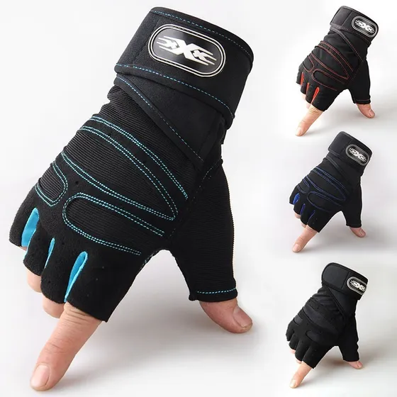 Guantes Deportivos Con Muñequera Gimnasio Pesas Crossfit
