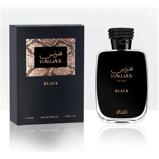 Hawas Black 3.4 Oz Edp Men