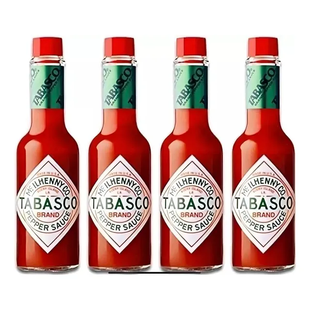 Salsa Tabasco en botella 60 ml 4 u