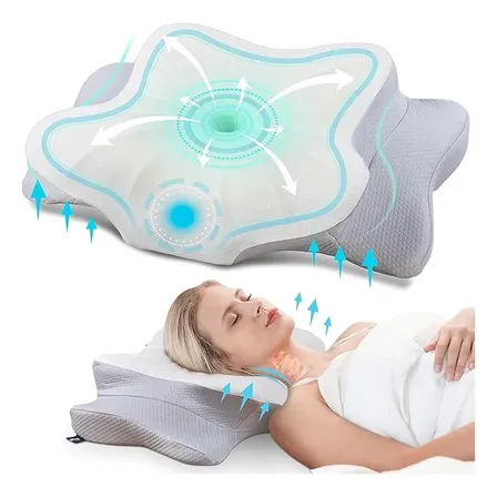 Travesseiro Cervical Ortopedico Anti-ronco E Apneia Nasa Branco