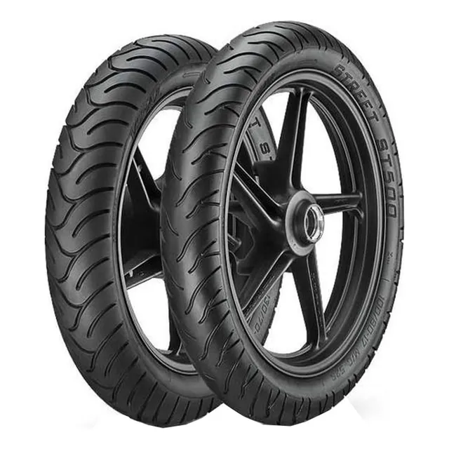 Par Pneu 140/70-17 + 110/70-17 St500 Vipal
