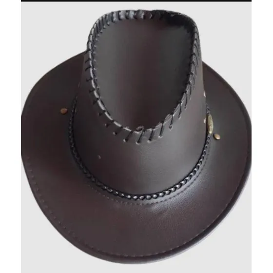 Sombrero Estilo Llanero Vaquero Multiuso Semicuero Niños