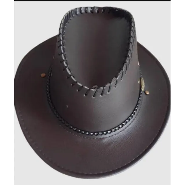 Sombrero Estilo Llanero Vaquero Multiuso Semicuero Niños