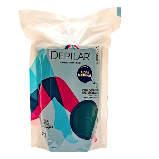 Cera Quente Depilação Anestésica Elástica Depilar Algas 500g