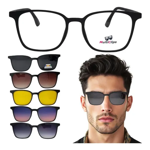 Óculos de Grau Arnette Hypno 2.0 Preto Brilho Clip-on Bioplástico