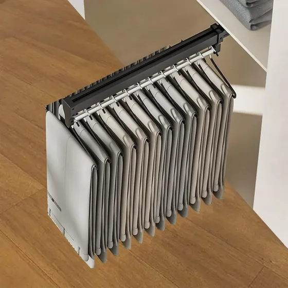 Barra Colgante Extensible Para Closet, Soporte Ropa Ajustabl