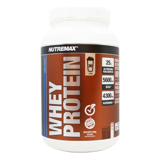 Nutremax Whey Protein Proteína Suero De Leche Vainilla 1000g