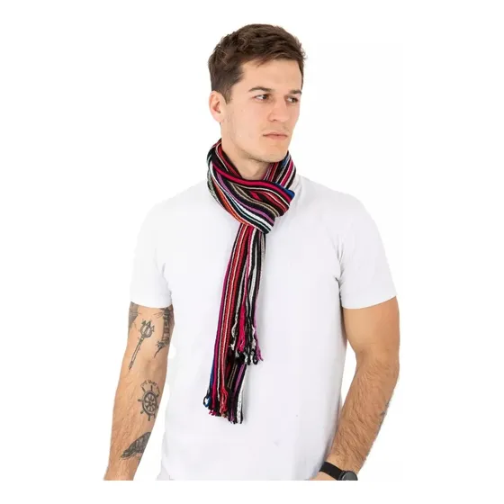 Bufanda Lana Hombre Chalina Moderna Moda Papa Sheli 1704