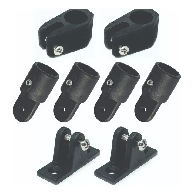 Kit Herrajes Nautico Para Capota Toldilla Bimini X 4 Piezas