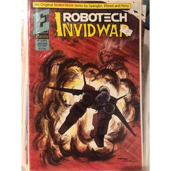 Comic - Eternity - Robotech Invid War #12. 1993.