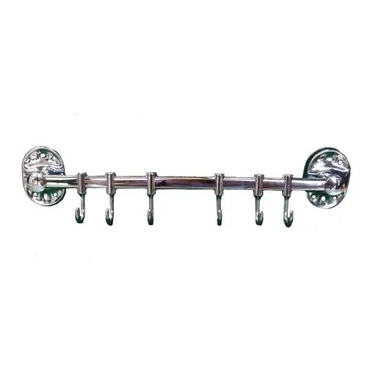 Perchero De Pared X6 Acero Ajustable Accesorio Baño Gdeseo