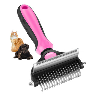 Cepillo Deslanador Para Perro Gato Peine Mascotas 2 En 1 Cepillo Deslanador Para Perro Gato Peine Mascotas 2 En 1