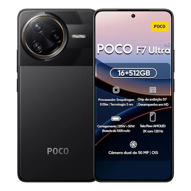 Xiaomi POCO F7 Ultra Dual SIM 512 GB negro 16 GB RAM
