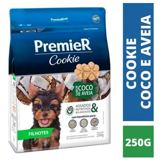 Cookie CĂŁes Filhotes Frutas Coco E Aveia 250g Premier Full Cookie CĂŁes Filhotes Frutas Coco E Aveia 250g Premier Full