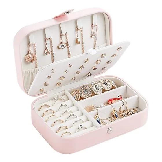 Joyero Portatil  Organizador Prendas Joyas Bisuteria