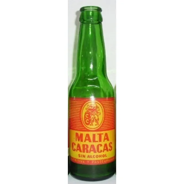Caracas M A L T A  En Caraquita Botella Antigua De Coleccion