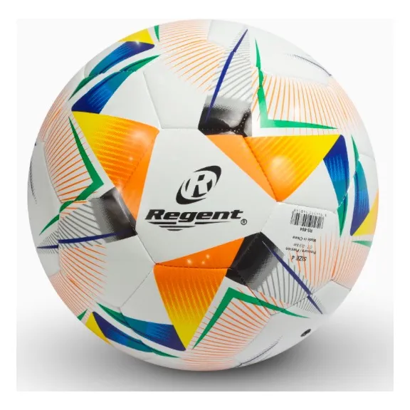 Balón Pelota Fútbol Campo Rege Numero 4 Azul Blanco Naranja