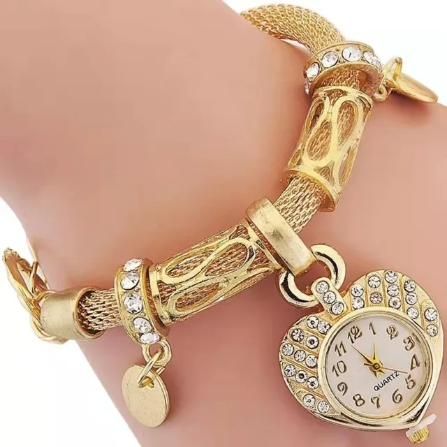 Relógio De Pulso Feminino Love Quartz