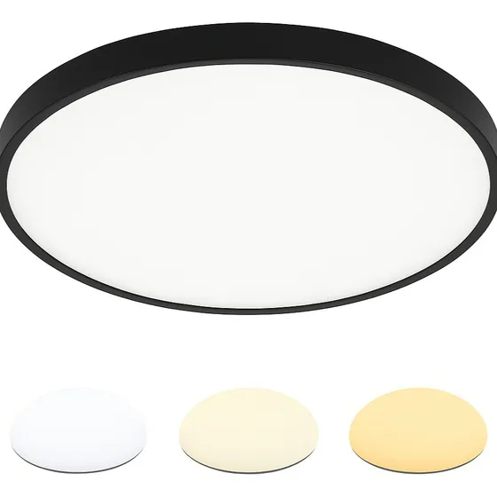 Luminária De Led Bivolt Potencia 40w Redonda 3 Cores 38cm