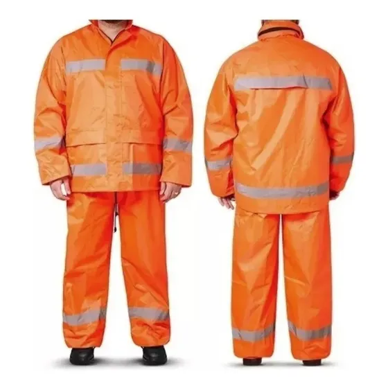 Equipo De Lluvia Secur Con Reflectivo Impermeable Oferta!