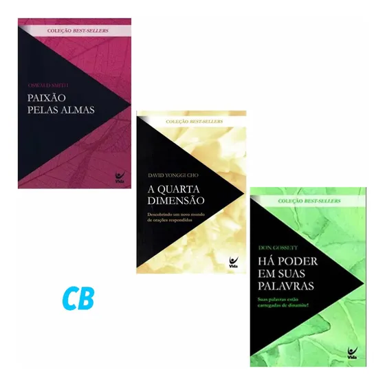Coleção Best Sellers - Ed Vida 3 Títulos
