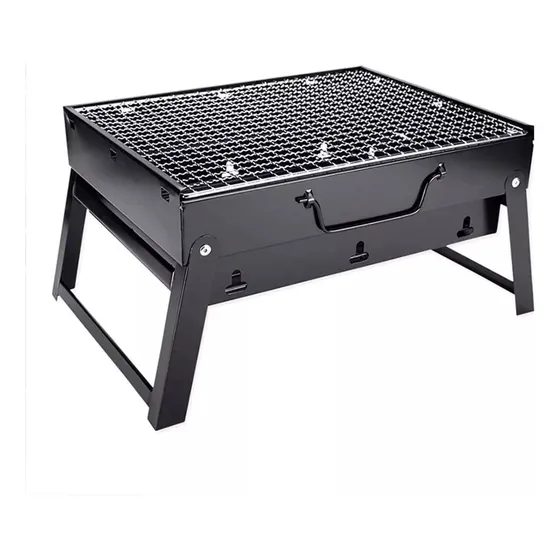 Mini Parrilla Portatil Brasero Carbón De Mesa Balcón Camping