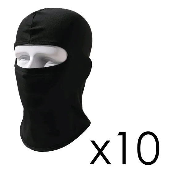 Combo De 10 Balaclavas Táctica Para Adulto (pasamontañas)
