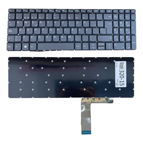 Teclado Lenovo Ideapad 320-15iap 320-15ast 330e-15ikb 80xl 8 Gris Español España