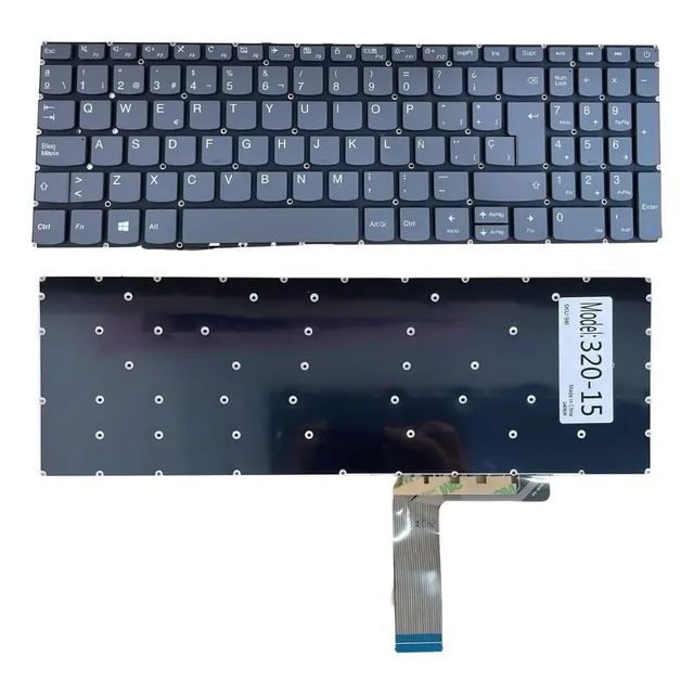 Teclado Lenovo Ideapad 320-15iap 320-15ast 330e-15ikb 80xl 8 Gris Español España