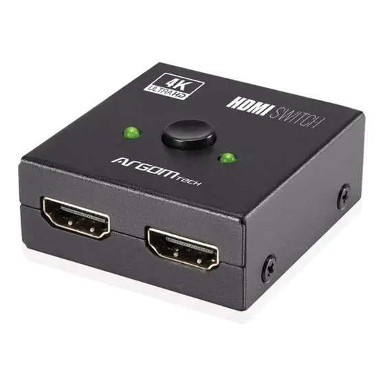 Switch Hdmi Splitter 2 En 1 Bidireccional 4k Argomtech